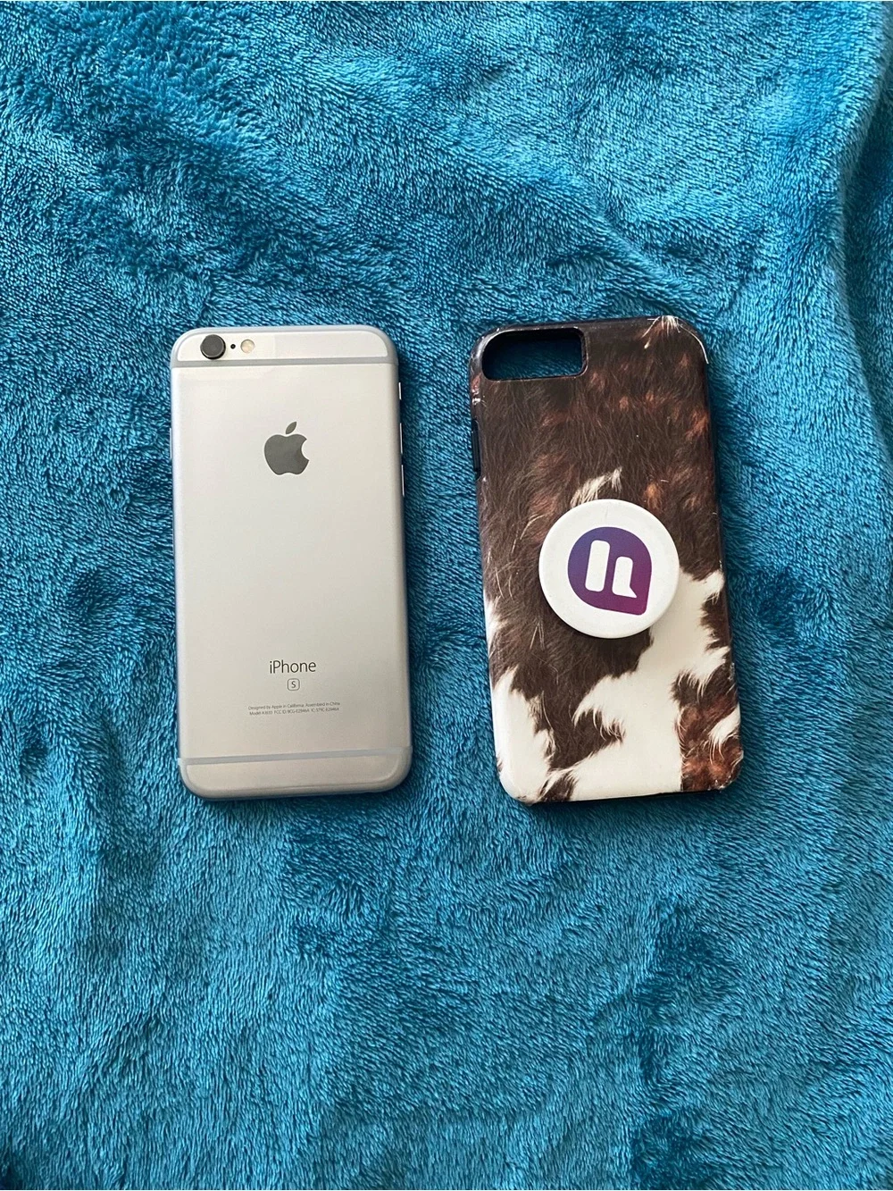Apple iPhone 6s with cow print Case